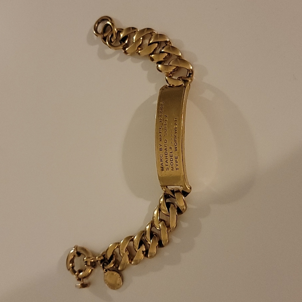 Marc by Marc Jacobs goldtone bracelet